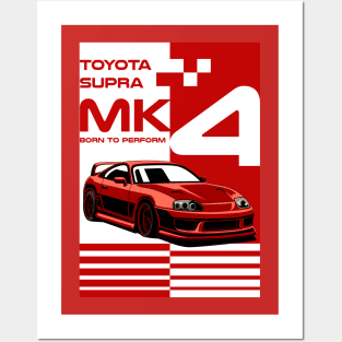 Toyota Supra MK4 Posters and Art